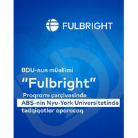 BDU-nun müəllimi Nyu-York Universitetində tədqiqat aparacaq