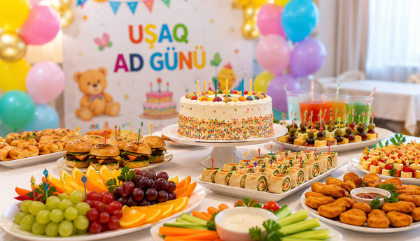 Uşaq ad günü üçün banket menyusu seçərkən nələrə diqqət etməli? <span class="red">- ARAŞDIRMA</span>