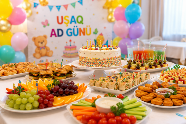 Uşaq ad günü üçün banket menyusu seçərkən nələrə diqqət etməli? - ARAŞDIRMA