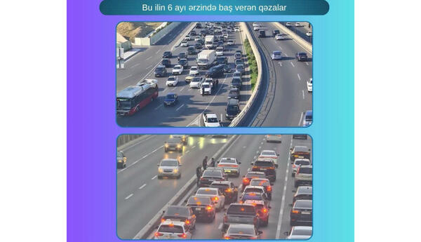Paytaxtda bu ilin 6 ayında 1543 yol-nəqliyyat hadisəsi qeydə alınıb