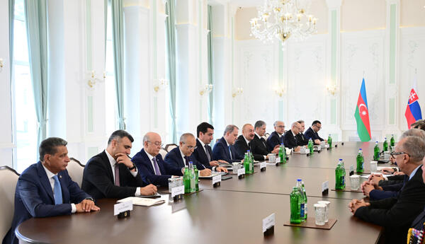Azərbaycan-Slovakiya siyasi əlaqələri çox yüksək səviyyədədir <span class="red">- Prezident</span>