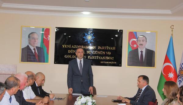 YAP Xaçmaz rayon təşkilatı yığıncaq keçirib