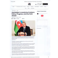 CAR mediası Azərbaycanın üzləşdiyi mina problemindən yazıb