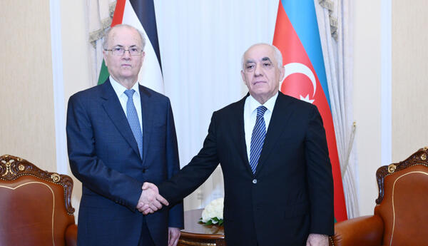 Baş nazir Əli Əsədov Fələstinin Baş naziri ilə görüşüb <span class="red">- FOTOLAR</span>