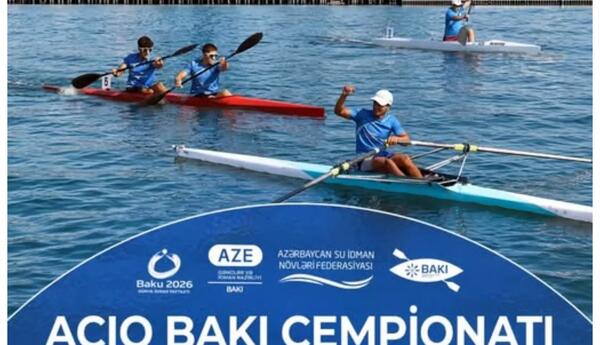 Avarçəkmə və kanoe üzrə açıq Bakı çempionatı keçiriləcək