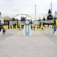 Qusar Dövlət Ləzgi Dram Teatrı mövsümün son tamaşasını təqdim edib