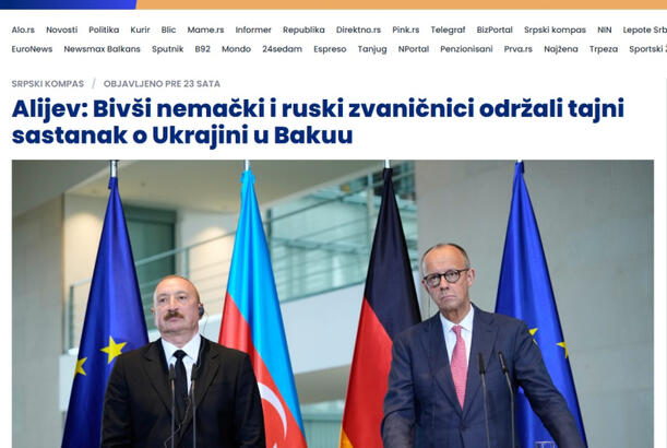 Prezident İlham Əliyevin Almaniyaya rəsmi səfəri beynəlxalq medianın diqqət mərkəzində qalmaqdadır