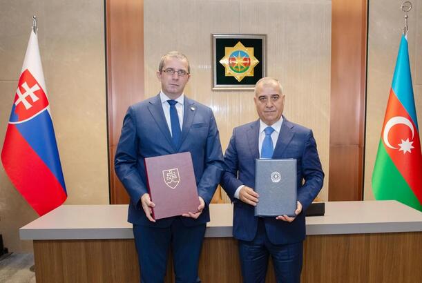 Azərbaycanla Slovakiya arasında məxfi məlumatın mübadiləsi və qarşılıqlı mühafizəsi haqqında Saziş imzalanıb