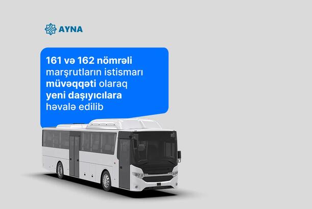 Bakıda iki marşrutun istismarı müvəqqəti yeni daşıyıcılara həvalə edilib