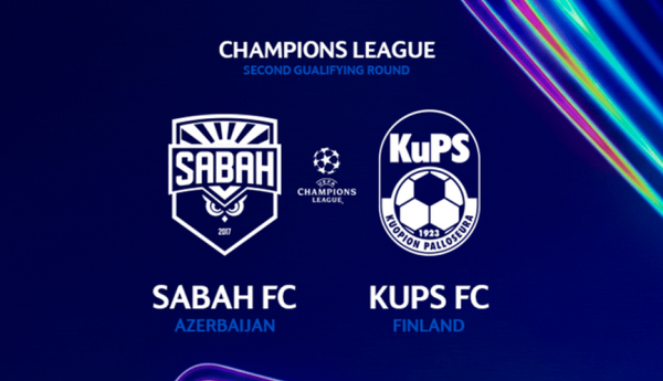 Çempionlar Liqası: KuPS – “Sabah” oyunu başlayıb