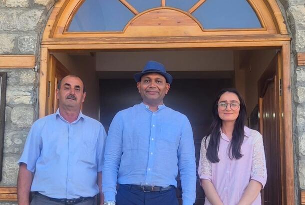Hindistanın Azərbaycandakı Səfiri İsmayıllının zəngin mədəni və təbii irsi ilə tanış olub