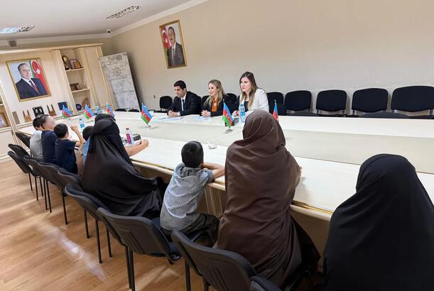 Ombudsman nümayəndələri Suriyadan gətirilmiş repatriantlarla görüşüb - FOTO