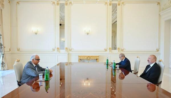 Ильхам Алиев принял президента Объединенного мира борьбы