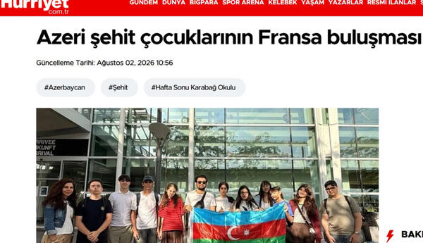Türkiyə mediası "Qardaşlaşmış Qarabağ məktəbləri" barədə yazdı