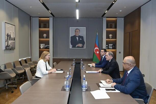 Ceyhun Bayramov Estoniyanın ölkəmizdəki yeni səfiri ilə müzakirə aparıb