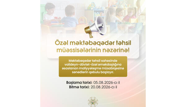 Sənəd qəbulu başlayır...