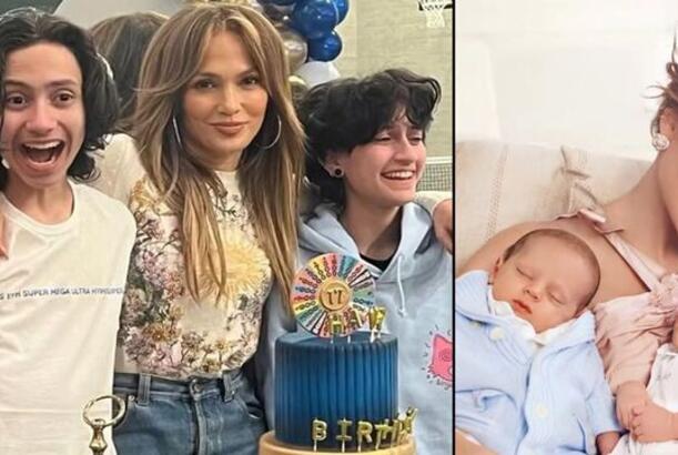 Bunlar da Cennifer Lopesin əkiz övladları!