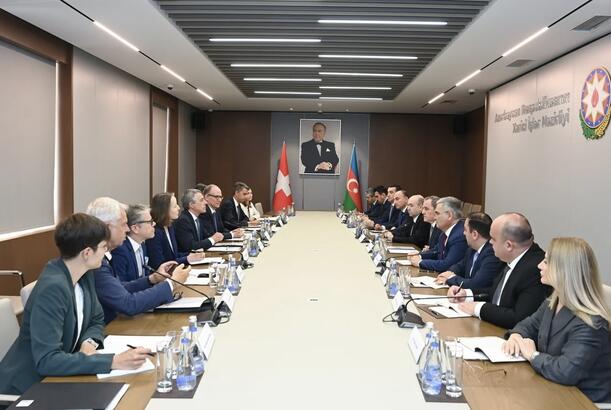 Azərbaycan XİN başçısı ilə ATƏT-in sədri arasında geniş tərkibdə görüş keçirilib