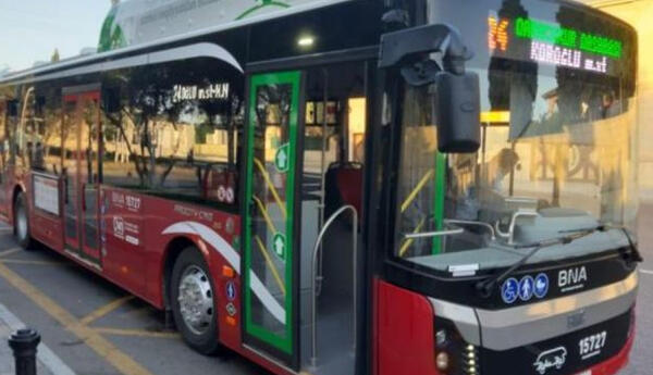 Paytaxtda 24 nömrəli marşrutun hərəkət sxemi müvəqqəti dəyişdirilib