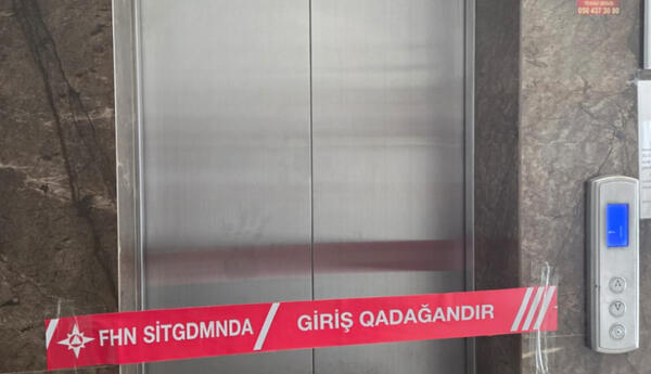 FHN yaşayış binasında təhlükəsizlik tələblərinə cavab verməyən liftlərin istismarını dayandırıb