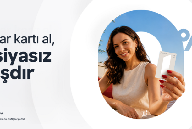 Order your Birbank Star card today and enjoy commission-free cash withdrawals