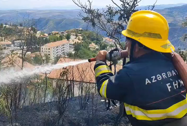 Laçında yanğın olub