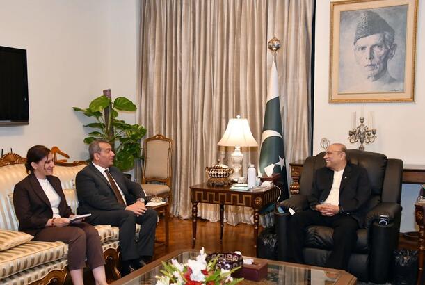 Pakistan prezidenti Azərbaycanla strateji tərəfdaşlığın möhkəmləndiyini bildirib