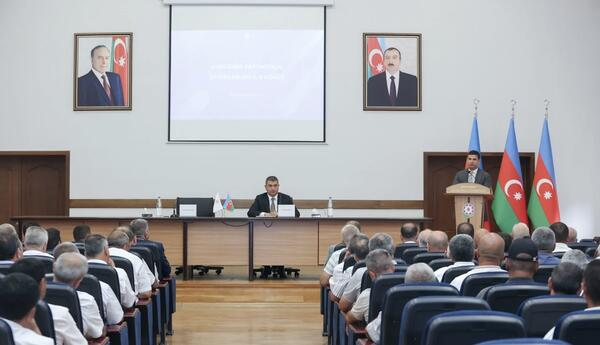 KOBİA Kürdəmirdə sahibkarlarla biznesin inkişaf imkanlarını müzakirə edib