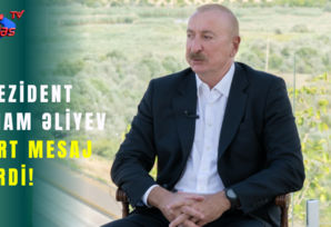 Prezident İlham Əliyev Sərt Mesaj VERDİ!
