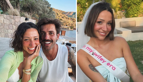 Zeynep Bastık subaylığa vida etdi! Duvağındakı detal diqqət çəkdi