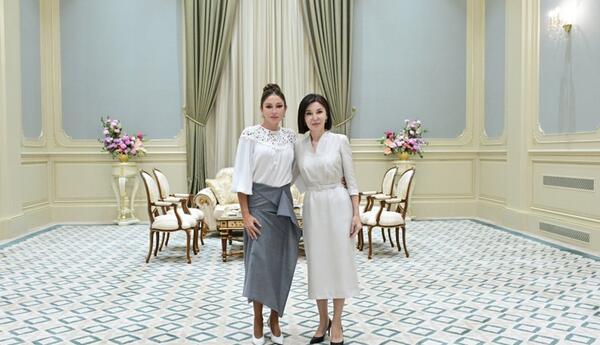 Azərbaycanın və Özbəkistanın birinci xanımlarının görüşü olub