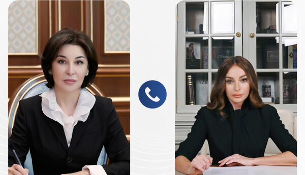 Ziroat Mirziyoyeva Mehriban Əliyevanı təbrik edib