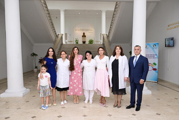 Birinci vitse-prezident Mehriban Əliyeva Elmi-Tədqiqat Pediatriya İnstitutunu ziyarət edib