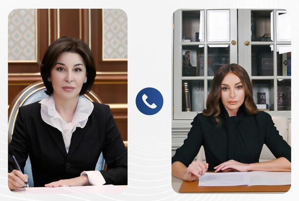 Ziroat Mirziyoyeva Mehriban Əliyevanı təbrik edib