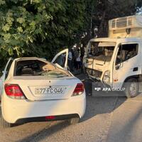 Şirvanda iki avtomobil toqquşub, ölən və yaralanan var