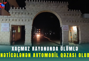 Xaçmaz rayonunda ölümlə nəticələnən avtomobil qəzası olub