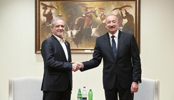 Bişkekdə Azərbaycan və İran prezidentlərinin görüşü olub