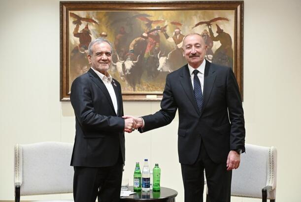 Bişkekdə Azərbaycan və İran prezidentlərinin görüşü olub