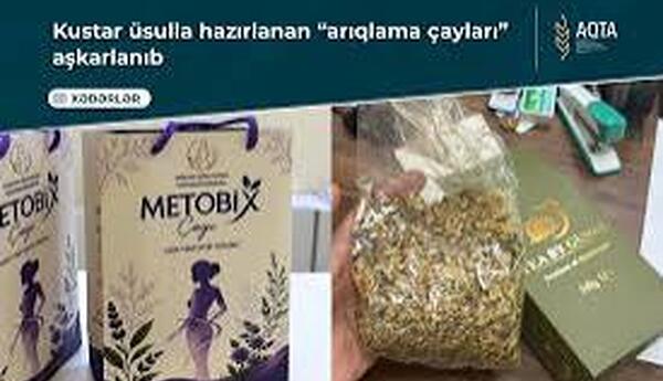 Bazarda qanunsuz "arıqlama çayları" aşkarlandı -AÇIQLAMA