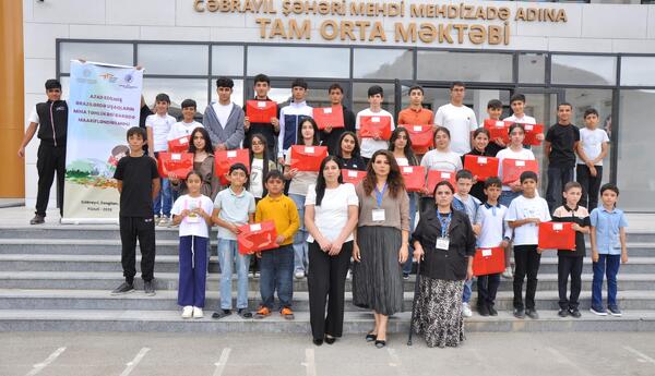 “Azad edilmiş ərazilərdə uşaqların mina təhlükəsi barədə maarifləndirilməsi”