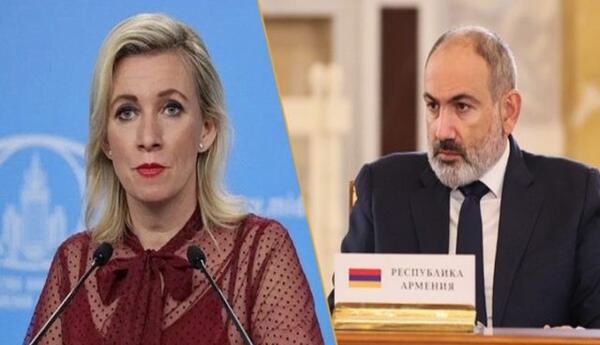 Zaxarova Paşinyanın 102-ci baza ilə bağlı dediklərinə  istehzalı cavab verib