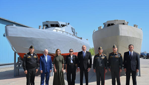 Prezident İlham Əliyev Hərbi Dəniz Qüvvələrində olub