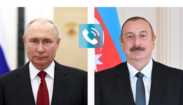 Putin Azərbaycan Prezidenti İlham Əliyevə zəng edib