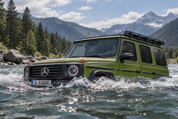 Mercedes üzən SUV yaradır...