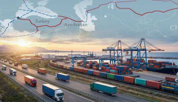 "Azərbaycan tranzit və logistika mərkəzinə çevrilməklə yeni gəlir imkanları qazanır" <span class="red">- İQTİSADÇI</span>