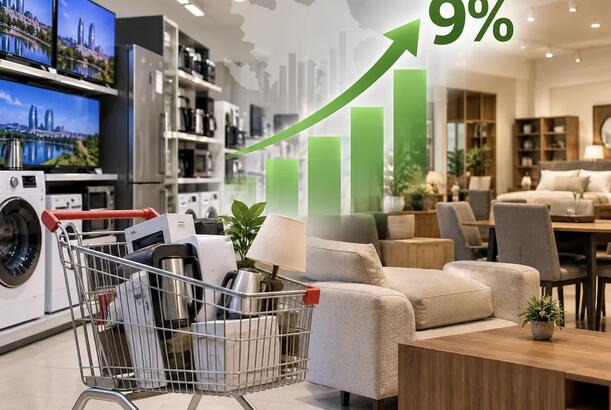 Azərbaycanda elektrik malları və mebel satışına xərclənən vəsait 9 %-ə yaxın artıb
