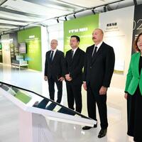 President Ilham Aliyev attends inauguration of Gobustan Solar Power Plant