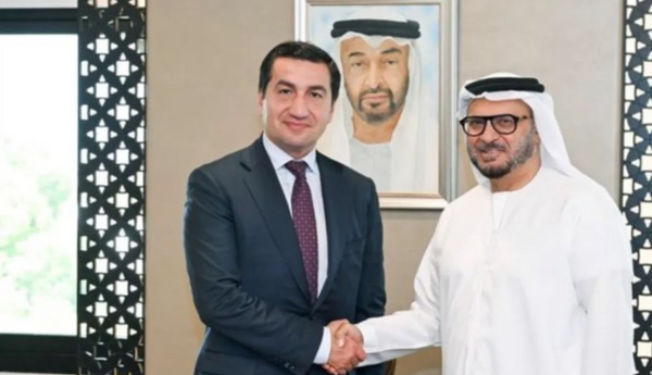 Hikmat Hajiyev meets UAE President's diplomatic adviser in Abu Dhabi