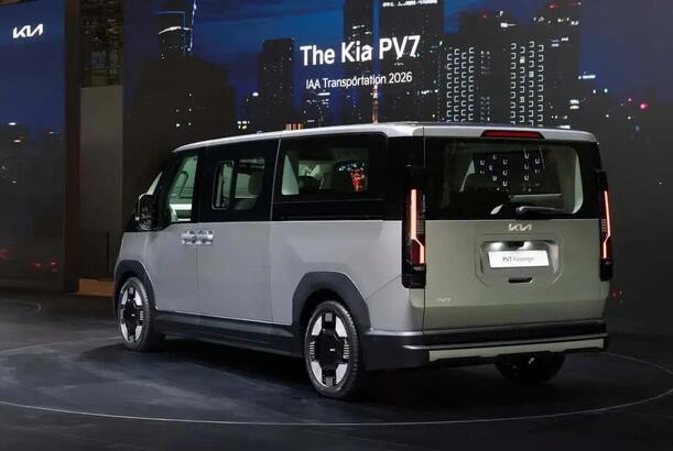 Kia bütün hallar üçün elektrikli mikroavtobus təqdim etdi...