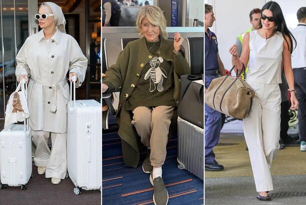 Pamela Anderson baqaj qəbulu sahəsini podiuma çevirdi...